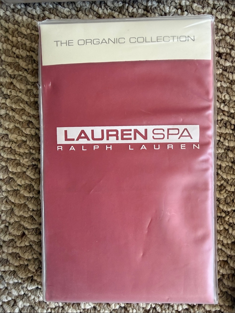 Ralph Lauren Spa Organic King Pillowcases 400 TC Blue Aqua ivory red pick one - Picture 8 of 10